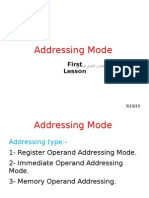 Addressing Mode First Lesson