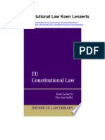 Download Eu Constitutional Law Koen Lenaerts full chapter