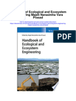 Handbook of Ecological and Ecosystem Engineering Majeti Narasimha Vara Prasad Full Chapter