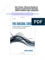 The Suicidal Crisis Clinical Guide To The Assessment of Imminent Suicide Risk 2Nd Edition Edition Igor Galynker Full Chapter