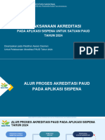 Pelaksanaan Akreditasi Paud Pada Aplikasi Sispena Tahun 2024