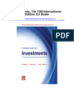 Investments 13E 13Th International Edition Zvi Bodie Full Chapter