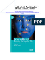 Europe and The Left Resisting The Populist Tide James L Newell Full Chapter