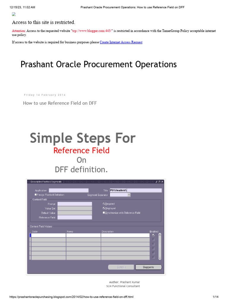 How to Use Reference Field on DFF | PDF | Software Engineering ...