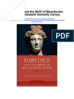 Eurydice and The Birth of Macedonian Power Elizabeth Donnelly Carney Full Chapter