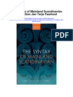 Download The Syntax Of Mainland Scandinavian 1St Edition Jan Terje Faarlund full chapter