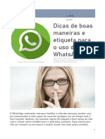 DICAS DE BOAS MANEIRAS E ETIQUETA EM GRUPOS DE WHATSAPP - ED 1 - REV 1 - 25.04.2022