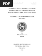 Download Review Buku Metode Penelitian Kualitatif by Phebe Illenia Suryadinata SN72533848 doc pdf