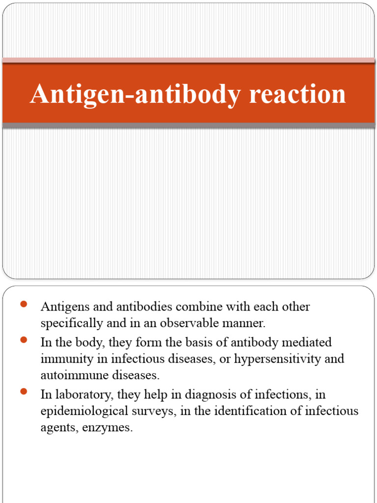 Understanding Antigen-Antibody Reactions | PDF | Antibody | Antigen