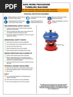 Safe Work Procedure Template Guide | PDF | Risk Assessment | Safety