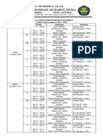 Jadwal Pemateri Kegiatan Pondok Ramadhan