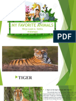 My Favorite Animals