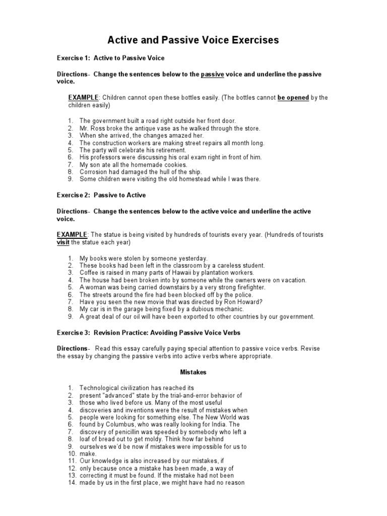 worksheet Passive Voice Worksheet 1512166519v1