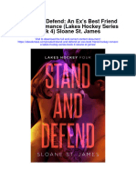 Stand and Defend An Exs Best Friend Hockey Romance Lakes Hockey Series Book 4 Sloane ST James All Chapter