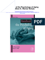 Handbook of The Psychology of Aging 9Th Edition K Warner Schaie Full Chapter