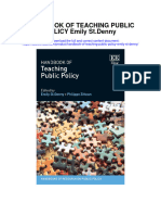 secdocument_522Download Handbook Of Teaching Public Policy Emily St Denny full chapter