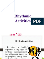MAPEH 3-Rhythmic Activities