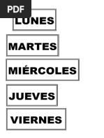 Letras de los Meses del Año | PDF