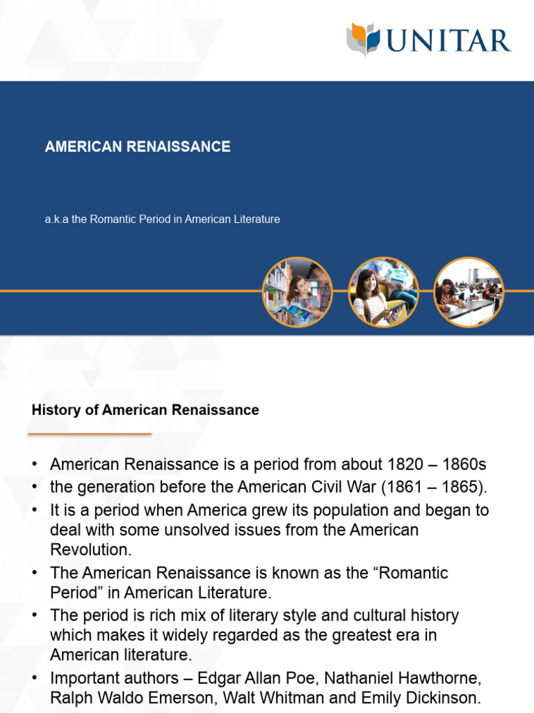 Overview of the American Renaissance | PDF | American Literature