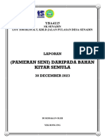 LAPORAN PLC seni 3 (2023) PAMERAN SENI (DARIPADA BAHAN KITAR SEMULA)