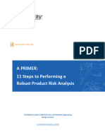 11 Steps To Performing A Robust Product Risk Analysis