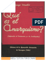 Jorge Veraclis, "¿Qué Es El Anarquismo"