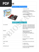 Biostar h61mgv3 Spec