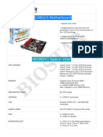 Biostar h61mgv3 Spec