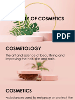 History of Cosmetics