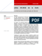 Opinión Consultiva OC 29-22 de La Corte Interamericana. Personas Mayores y Enfermas Terminales Privadas de Libertad (BCN - CL, Oct2023)