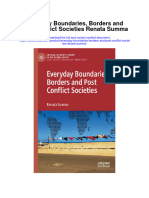 Everyday Boundaries Borders and Post Conflict Societies Renata Summa Full Chapter