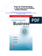 Ise For Understanding Business The Core 2E 2Nd Edition William Nickels Full Chapter