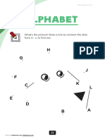 Alphabet: What's The Picture? Draw A Line To Connect The Dots From - To Find Out