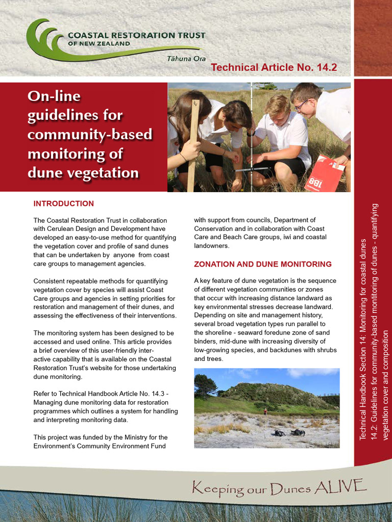 14 2 guidelines for monitoring 2020 pdf dune coast