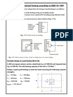 How To Design Isolated Footing According To BS8110-1997