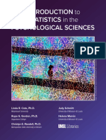 Introduction To Statistics in The Psychological Sciences