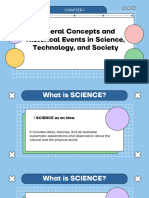 General Concepts and Historical Events in Science Technology and Society