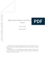 Wright's Adaptive Landscape Versus Fisher's Fundamental Theorem
