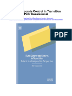 State Corporate Control in Transition Piotr Kozarzewski All Chapter