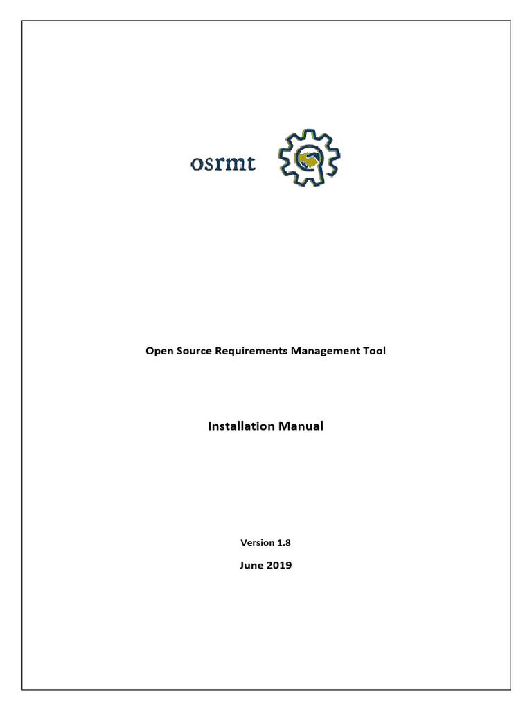 OSRMT Installation Guide v1.8 | PDF | Postgre Sql | Databases