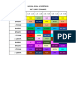 JADUAL ANJAL SESI PETANG