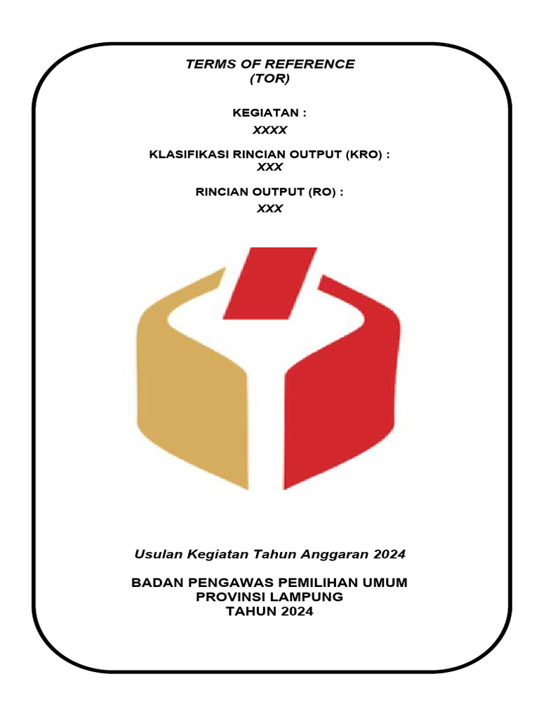 Format Tor Hibah | PDF