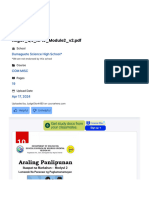 NegOr - Q4 - AP10 - Module2 - v2.pdf - 10 Araling Panlipunan Ikaapat Na Markahan - Modyu