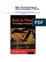 Download Evil In Mind The Psychology Of Harming Others Christopher T Burris full chapter