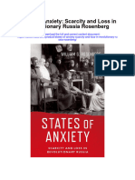 States of Anxiety Scarcity and Loss in Revolutionary Russia Rosenberg All Chapter