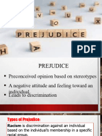 Types of Prejudice