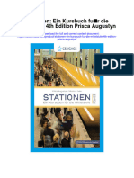 Stationen Ein Kursbuch Fur Die Mittelstufe 4Th Edition Prisca Augustyn All Chapter