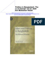 Islam and Politics in Bangladesh The Followers of Ummah 1St Ed 2020 Edition Mubashar Hasan Full Chapter