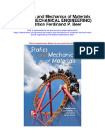Ise Statics and Mechanics of Materials Ise Hed Mechanical Engineering 3Rd Edition Ferdinand P Beer Full Chapter