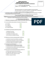 Almacenaje Examen